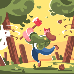 Lumberjack Miner